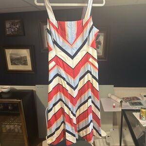 Anthropologie Maeve Sara Chevron Mini Dress SIZE 6 new $158